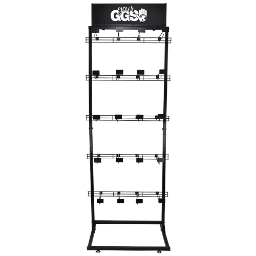 Retail 5-Tier Glove Display with Header Card - DISP4