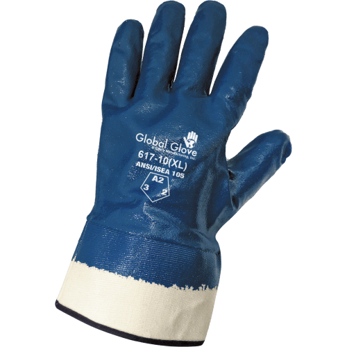 Solid Nitrile Fully Coated Two-Piece Jersey Gloves - 617