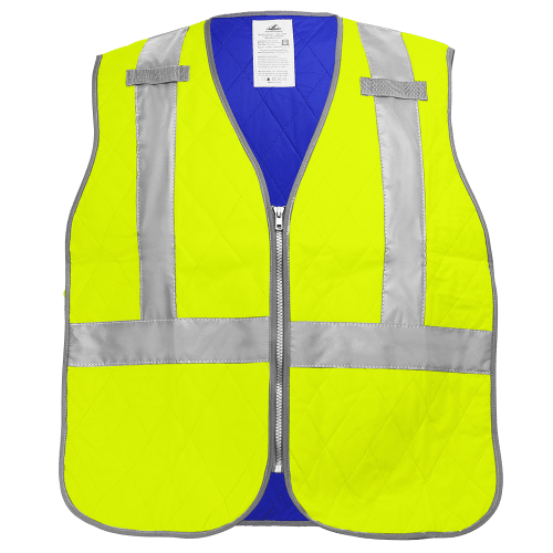 Bullhead Safety® Premium High-Visibility Evaporative Cooling Vest - GLO-CV1
