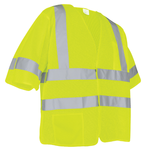 FrogWear® HV Lightweight Mesh Polyester Breakaway Safety Vest - GLO-011BA