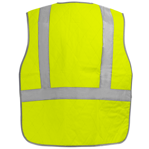 Bullhead Safety® Premium High-Visibility Evaporative Cooling Vest - GLO-CV1