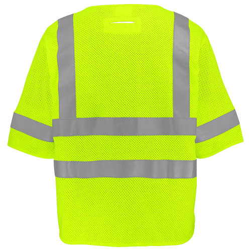 FrogWear® HV Flame-Resistant Surveyors Safety Vest with Sleeves - GLO-025FR