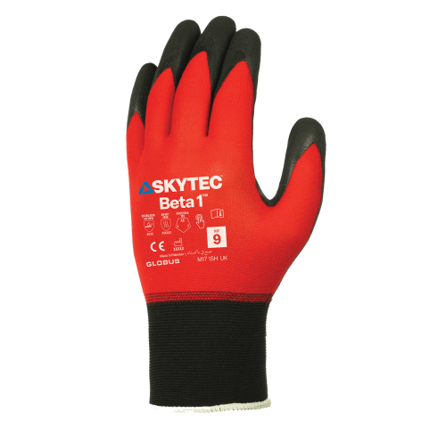 Beta 1™ New Foam Technology Nitrile-Coated General Purpose Gloves with Nylon/Spandex Shell - SKY50