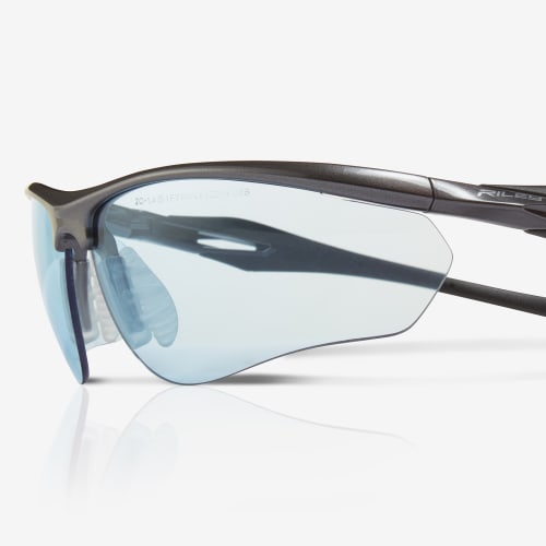 Cypher™ Blue Anti-Fog Lens, Shiny Black Frame Safety Glasses - RLY00502