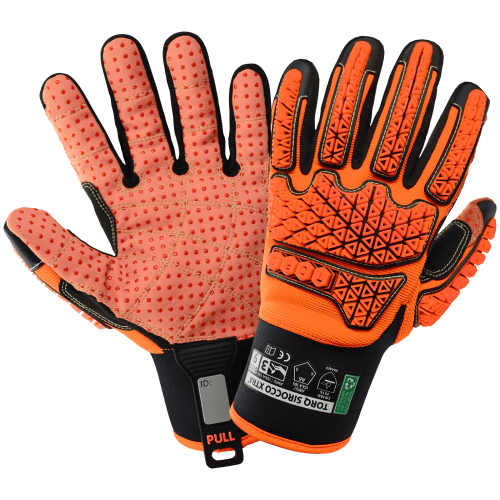 Torq Sirocco Xtra™ High-Visibility Multi-Hazard Oil and Gas Gloves with an Aralene® Lined Synthetic Leather Palm - SKG00121G