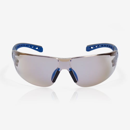 Stream Evo™ Twilight Anti-Fog Lens, Gray and Blue Frame Safety Glasses - RLY00364