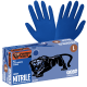 Panther-Guard® Heavyweight Nitrile, Powder-Free, Industrial-Grade, Raised Micro-Diamond Pattern, Blue, 9-Mil, 11-Inch Disposable Gloves - 1005PF