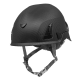 Bullhead Safety™ Head Protection - Matte Black Graphite Climbing Style Protective Helmet with Six-Point Ratchet Suspension and Four-Point Chin Strap - LIMITED STOCK - HH-CH1-CB