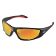 Javelin™ Red Mirror Lens, Matte Black Frame Safety Glasses - BH12610