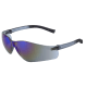 Pavon® Blue Mirror Lens, Frosted Black Frame Safety Glasses - BH549