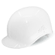 Bullhead Safety™ Head Protection White Vented Bump Cap With Four-Point Slide Lock Suspension - HH-BC1-W