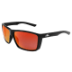 Lionfish™ Red Mirror Performance Fog Technology Lens, Shiny Black Frame Safety Glasses - BH33510PFT