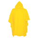 Economy Yellow PVC Rain Poncho with Hood - RYP810