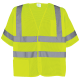 FrogWear® HV Lightweight Mesh Polyester Breakaway Safety Vest - GLO-011BA