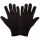 Economy Dark Brown Jersey Gloves - C70BJ