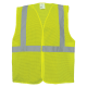 FrogWear® HV High-Visibility Lightweight Mesh Polyester Safety Vest - GLO-001VE