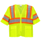 FrogWear® HV High-Visibility Mesh Polyester Surveyors Safety Vest with Sleeves - GLO-0135