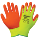 Gripster® Orange Etched Rubber Coated High-Visibility Lightweight Gloves with Cut, Abrasion, and Puncture Protection - 360HV