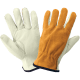 Premium-Grade Grain Cowhide Leather Palm Split Back Drivers Gloves - 3200BS