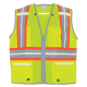 FrogWear® HV Photoluminescent Surveyors Safety Vest with Reflective - GLO-077