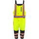 FrogWear® HV High-Visibility Insulated Winter Bibs with Polyurethane Coated Oxford Polyester - GLO-700