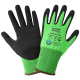 Samurai Glove® High-Visibility Nitrile Coated 18-Gauge rPET Recycled Cut Resistant Gloves with Touchscreen Fingers - CR799XFT