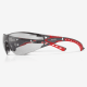 Stream Evo™ Small Gray Anti-Fog Lens, Gray and Red Frame Safety Glasses - RLY00367