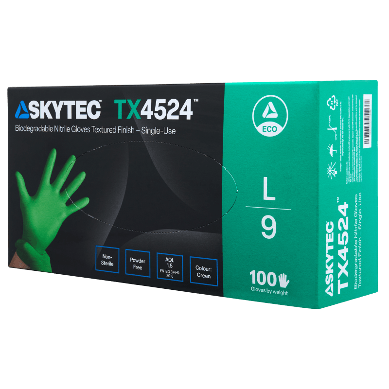 Globus Group | Skytec TX4524 Biodegradable Chemical Gloves