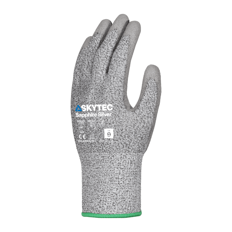 Sapphire Silver Glove