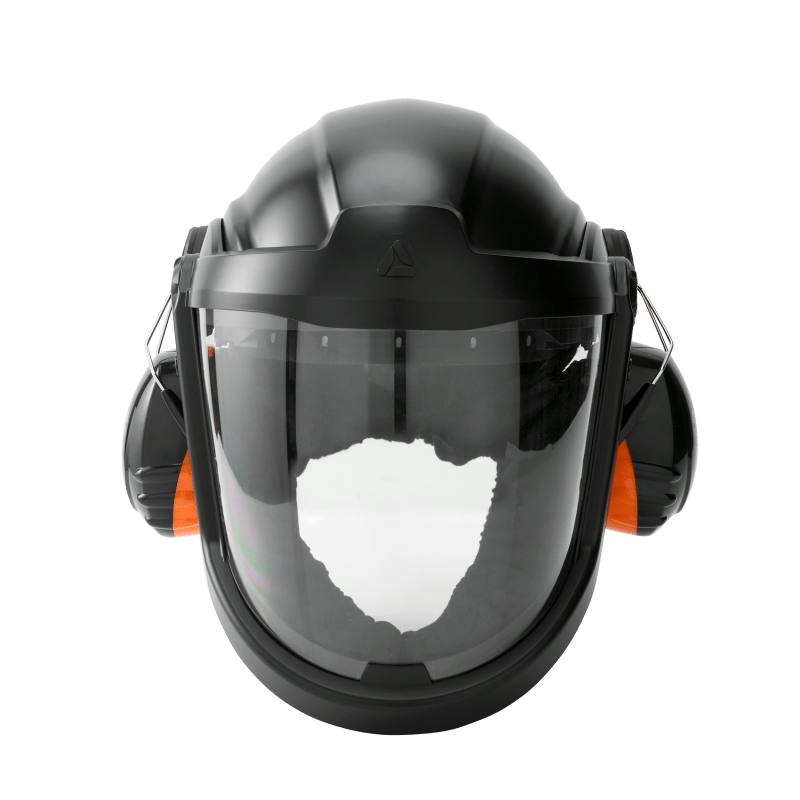 Globus Group | PAPR Sentinel Helmet with Earmuff attachment TH3