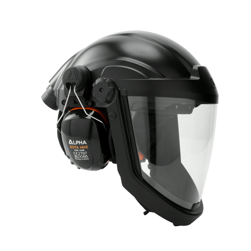 Globus Group | PAPR Sentinel Helmet with Earmuff attachment TH3