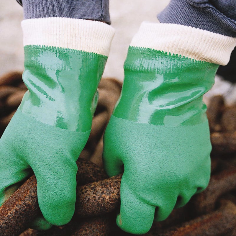 600 PVC Green Glove