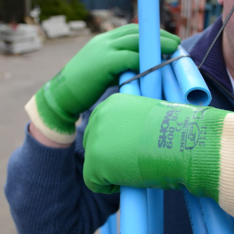 600 PVC Green Glove