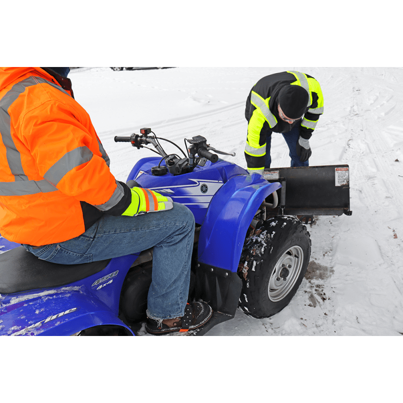 FrogWear® HV - Premium Enhanced-Visibility Black Sherpa-Lined Softshell Jacket with Ripstop Material - EV-SJ1