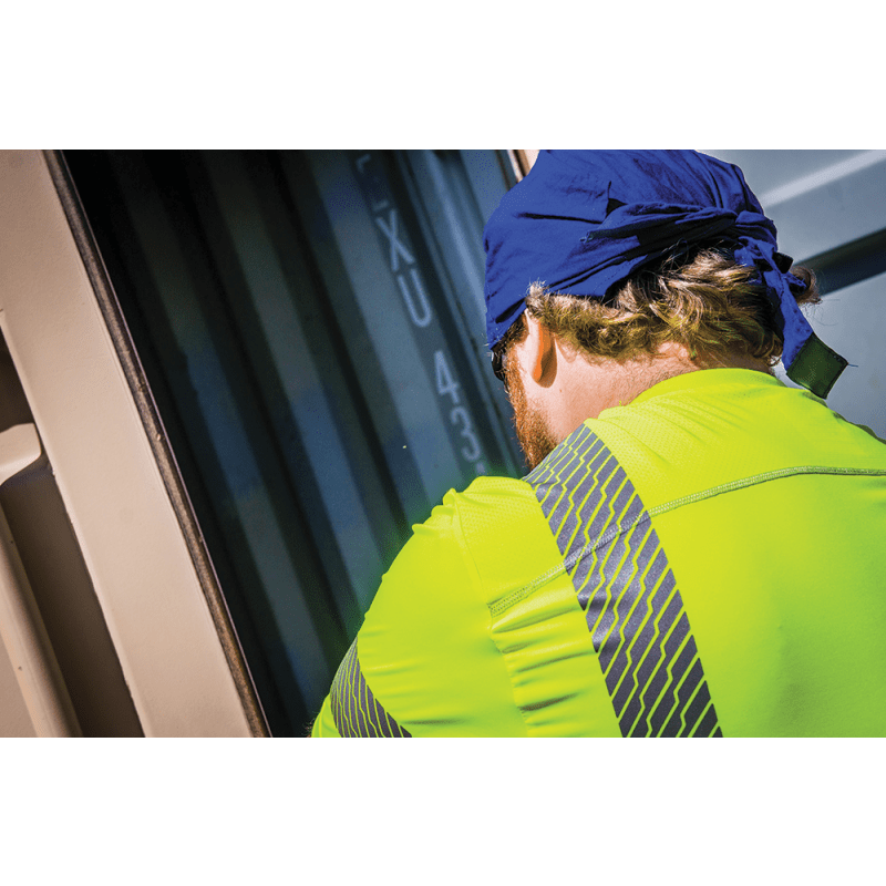 FrogWear® HV Premium High-Performance Stretch Athletic Safety Shirt - GLO-205