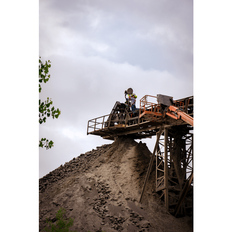 Mojarra® Blue Mirror Lens, Matte Black Frame Safety Glasses - BH1169