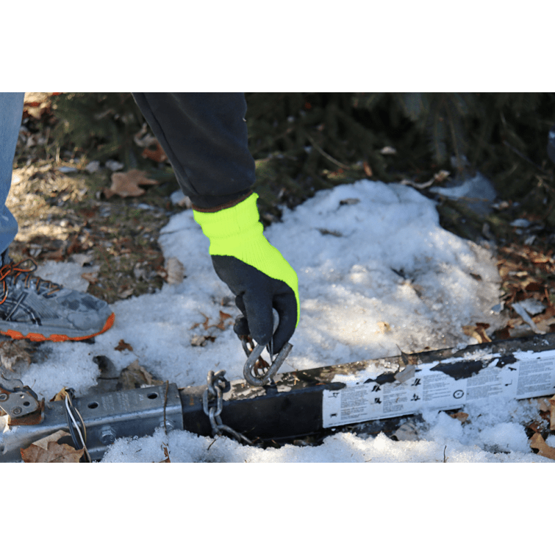 Ice Gripster® Water Repellent Low-Temperature Rubber Coated Gloves with Cut, Abrasion, and Puncture Resistance - 300INT