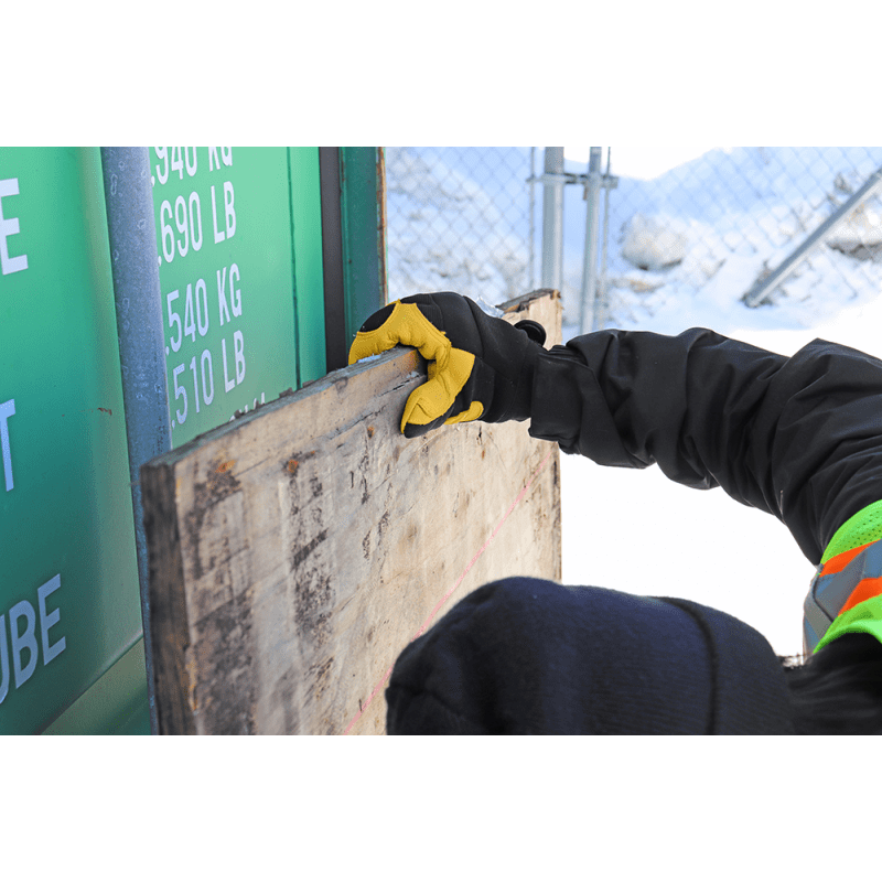 Premium-Grade Grain Deerskin Leather Palm, Low Temperature Reinforced Waterproof Gloves - SG7700IN