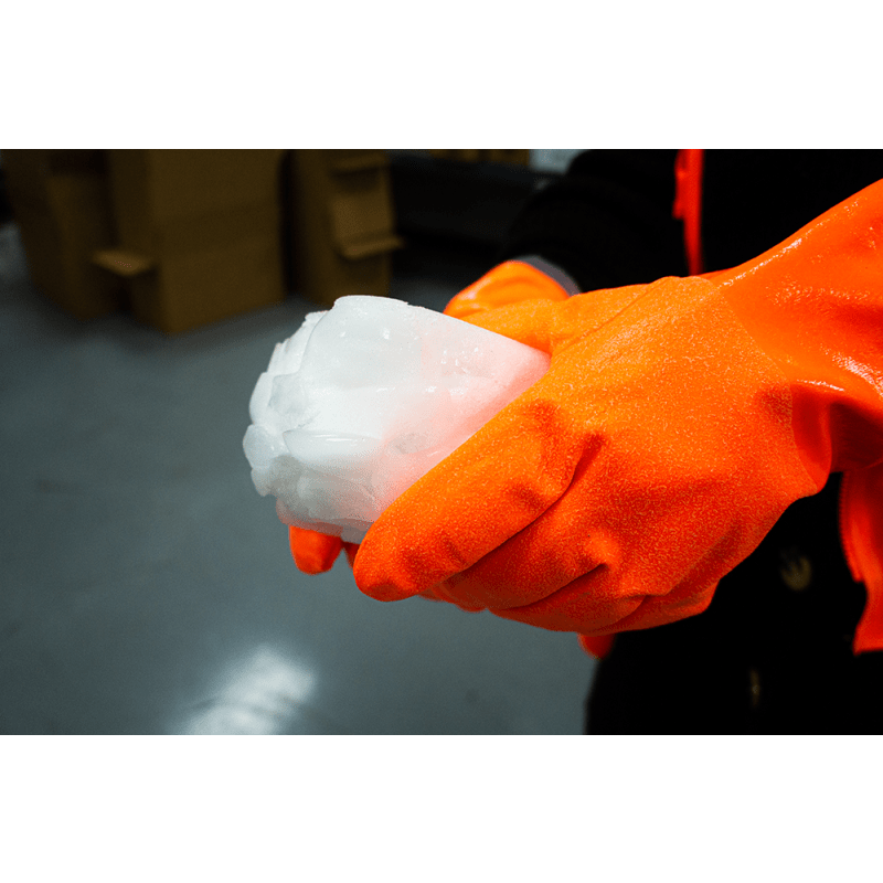 FrogWear® Cold Protection FDA Compliant Extreme Cold Anti-Freeze Nitrile Chemical Handling Gloves - 8450