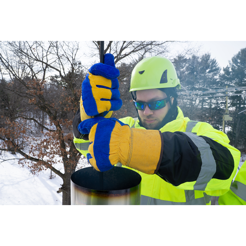 FrogWear® HV High-Visibility Yellow/Green Three-in-One Winter Parka Jacket - GLO-P3