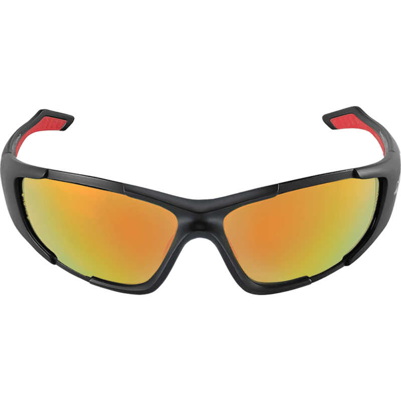 Javelin™ Red Mirror Lens, Matte Black Frame Safety Glasses - BH12610