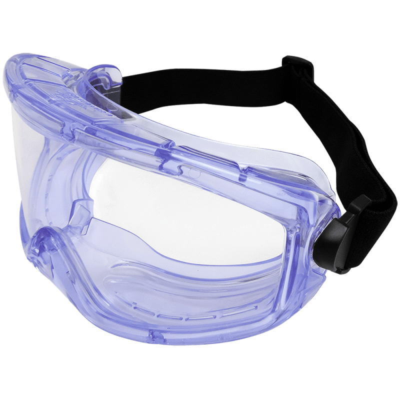 BG3 Clear Anti-Fog Slotted Indirect Vented Wide-View Chemical Splash Goggles - BH191AF
