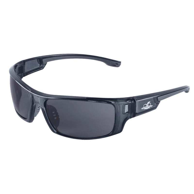Dorado® Dark Gray Performance Fog Technology Lens, Crystal Black Frame Safety Glasses - BH943PFT