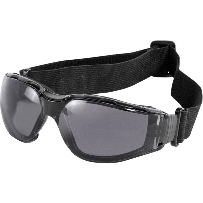 CG5 Gray Performance Fog Technology Lens, Matte Black Frame Convertible Safety Goggles - BH3063PFT