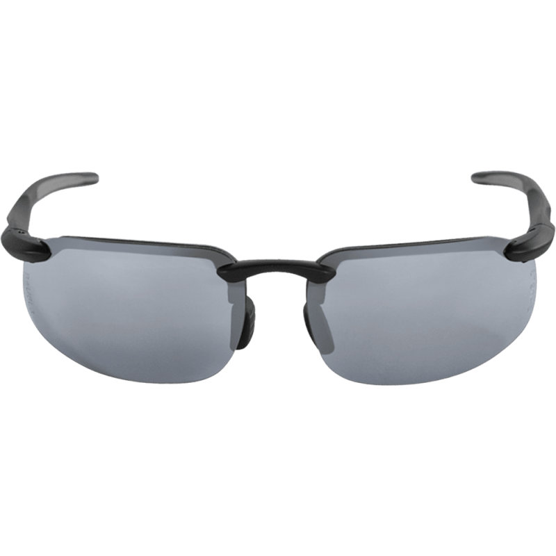 Swordfish® Silver Mirror Lens, Matte Black Frame Safety Glasses - BH1067