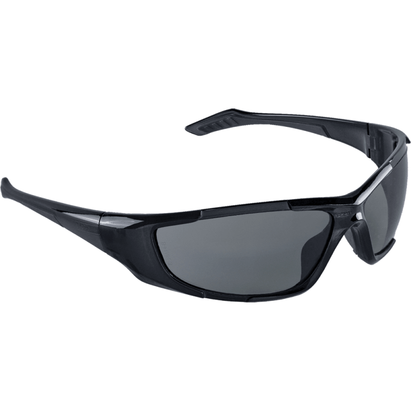 Javelin™ Dark Gray Anti-Fog Lens, Crystal Black Frame Safety Glasses - BH1233AF