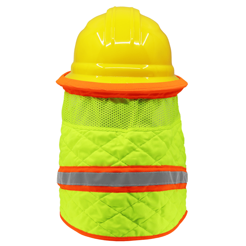 Bullhead Safety® Cooling High-Visibility Evaporative Cooling Neck Shade - GLO-CNS2