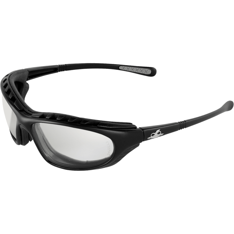 Steelhead® Indoor/Outdoor Anti-Fog Lens, Matte Black Frame Safety Glasses - BH1366AF