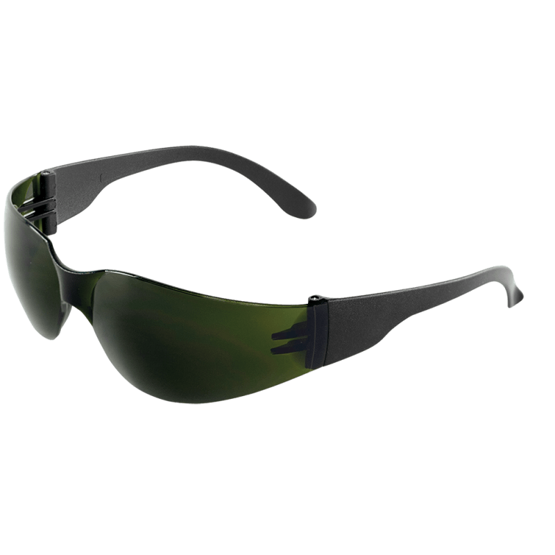 Torrent™ Welding Green IR Shade 5.0 Lens, Matte Black Frame Safety Glasses - BH1417