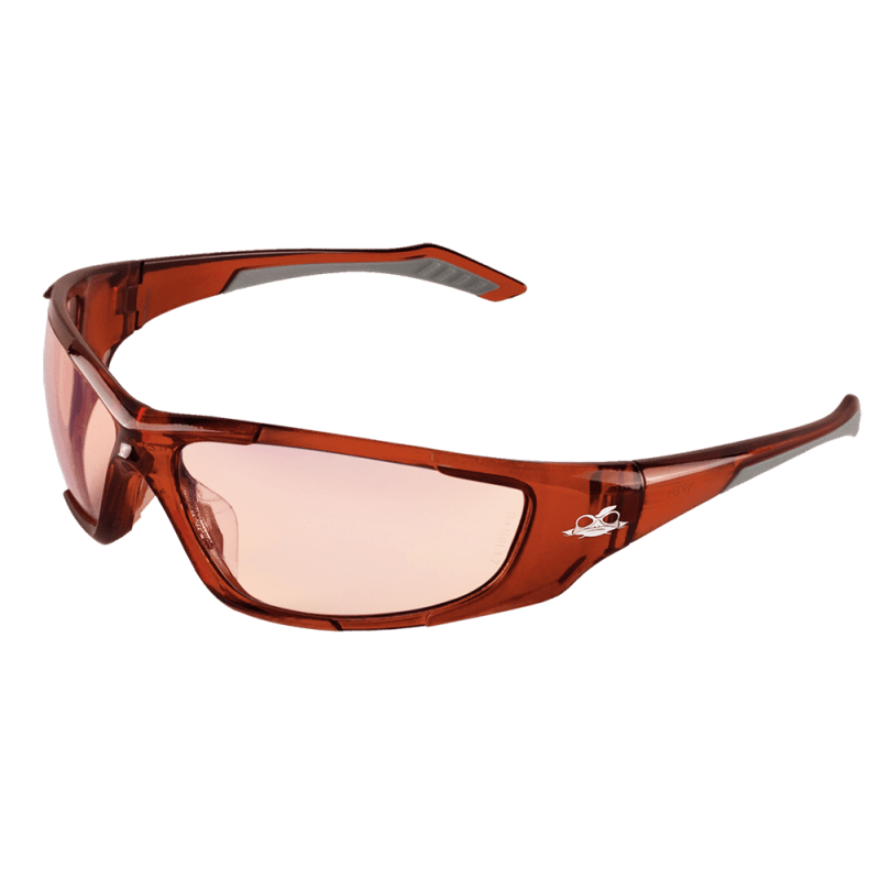 Javelin™ Indoor/Outdoor Copper Lens, Crystal Brown Frame Safety Glasses - LIMITED STOCK - BH12714